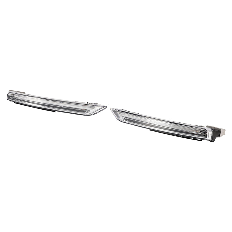 Pair LED Fog DRL Daytime Running Lights For Porsche Cayenne 958 2015-2017