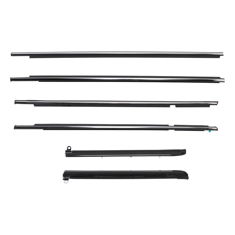 6pcs Quarter & Door Belt Moulding Weatherstrip For Toyota Lexus GX470 03-09