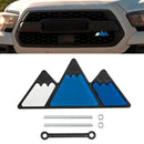 Tri-Color Grille Badge Emblem for Toyota Tacoma TRD Tundra RAV4 Blue Scheme