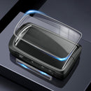 Aluminum Alloy TPU Black Car Key Case Cover With Buckle For Mazda CX-4 CX-5