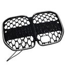2020-2025 Fit BMW 4 Series G22 G23 G82 W/ ACC Black Front Bumper Grille Grill