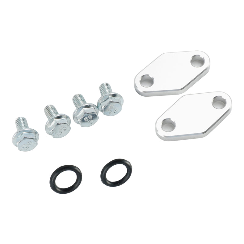 Suzuki GSXR1000 2001-2008 Oil Cooler Block Off Plates KIT