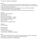 CV Joint Kit 1744014 For JK Wrangler