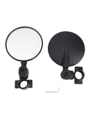Black Adjustable Handlebar Mirror Folding Mirrors For 22-24 mm Enduro Handle bar