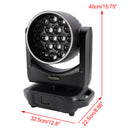 19x20W LED Zoom Moving Head Stage Light RGBW DMX Beam Wash Lighting DJ Disco