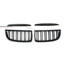 2004-2007 Fit BMW E90 Sedan Wagon 320i Front Kidney Double Slat Grille Black