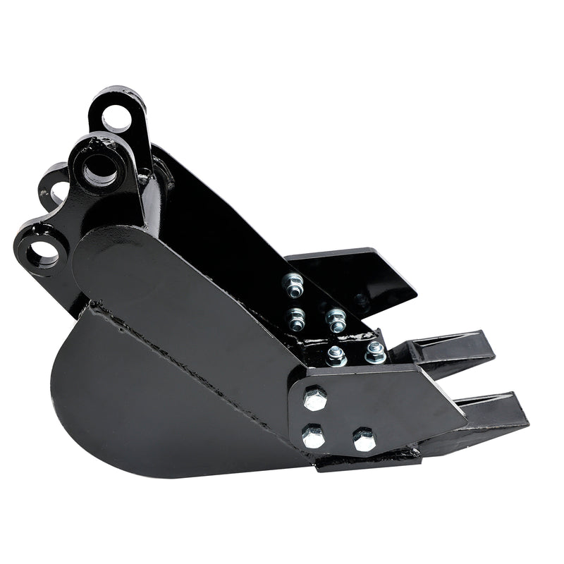 Mini Excavator Attachment Narrow Rock Bucket 200mm Trenching Buckets 2-Teeth