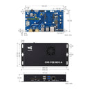 Raspberry Pi CM5 PoE Expansion Board Computing Module Baseboard Support M.2 NVMe