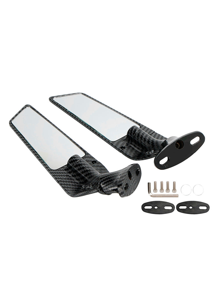 Swivel Wing Fin Rearview Mirrors For Honda CBR600RR 03-2012 CBR600F 11-2014