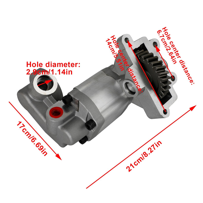 Suitable Hydraulic Pump for Ford Tractors: Part Numbers 83928509, E2NN600AB, E1NN600AB, 83996272