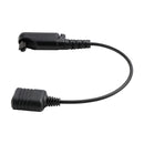 K Interface Headset Port Converter Cable for Hytera HYT HP680 HP700 HP780 Z1P