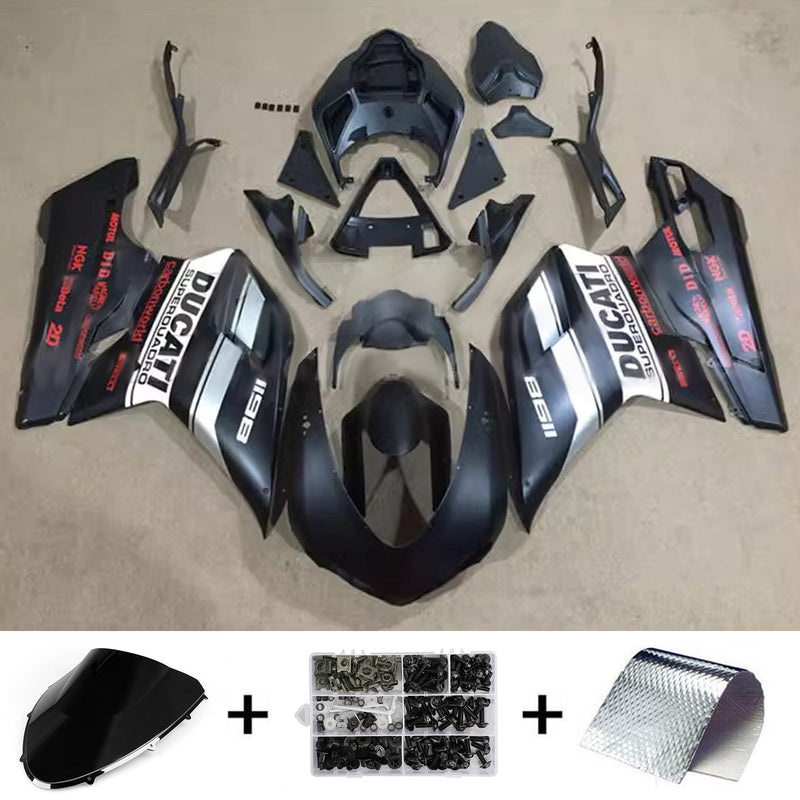 2007-2011 Ducati 1098 1198 848 Fairing Kit Bodywork ABS