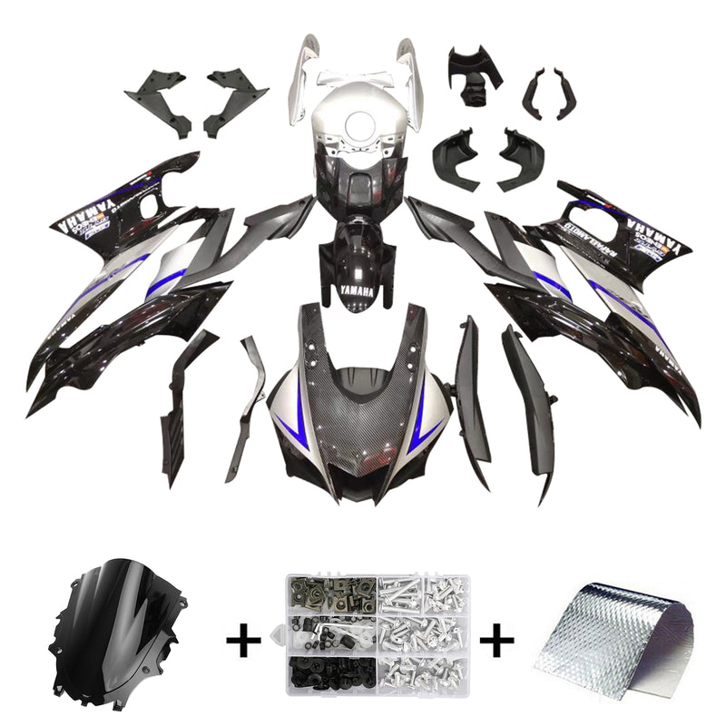 Amotopart Yamaha YZF-R3 R25 2019-2021 Fairing Kit Bodywork Plastic ABS