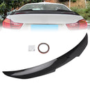 Carbon Fiber Look Rear Boot Spoiler For BMW 4 Series F36 4DR Coupe PSM Style