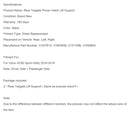 2016-2019 Volvo XC90 Sport Utility 2PCS Rear Tailgate Power Lift Support