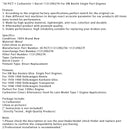 30 PICT-1 Carburetor 1 Barrel 113129027H For VW Beetle Single Port Engines