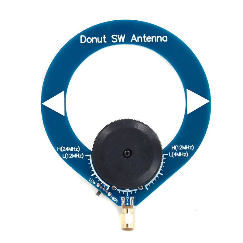 Donut Blue SW Mini Loop Antenna for Malahiteam DSP DSP2 HF Shortwave Antenna