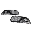 2013-2017 Audi Q5  Black Front Bumper Fog Light Grille Grill 8R0807681M
