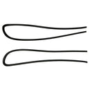 1988-1991 HONDA CR-X CRX EF8 2PCS Window Glass Molding RH & LH 73810-SH2-003 73860SH2003