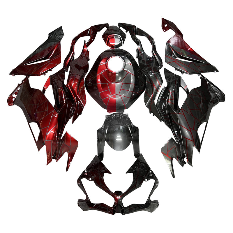 Injection Fairing Kit Bodywork Plastic ABS fit For Kawasaki ZX6R 2019-2023