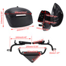 Side Saddle Bag Mounting Bracket Black Fit For Sportster 883 1200 X48 04-25