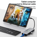 8 in 1 TYPE-C to RJ45 Gigabit USB 3.0 HDMI DP PD100W Interface Hub for MacBook