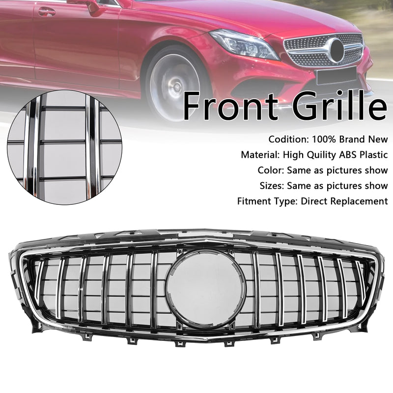 Front Grill Grille Fit Mercedes-Benz W218 CLS ClS350/500/550 2011-2014