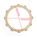 Clutch Friction Plate Kit fit for Suzuki GSF1250 Bandit 1250 ABS 2007-2011