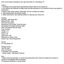 Front Trunk Ambient Atmosphere LED Light Strip White For Tesla Model 3/Y/S/X