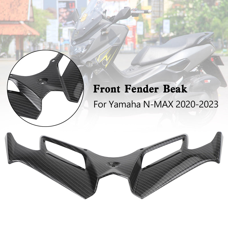 Front Fender Beak Nose Cone Extension For Yamaha N-MAX NMAX 2020-2023 Carbon