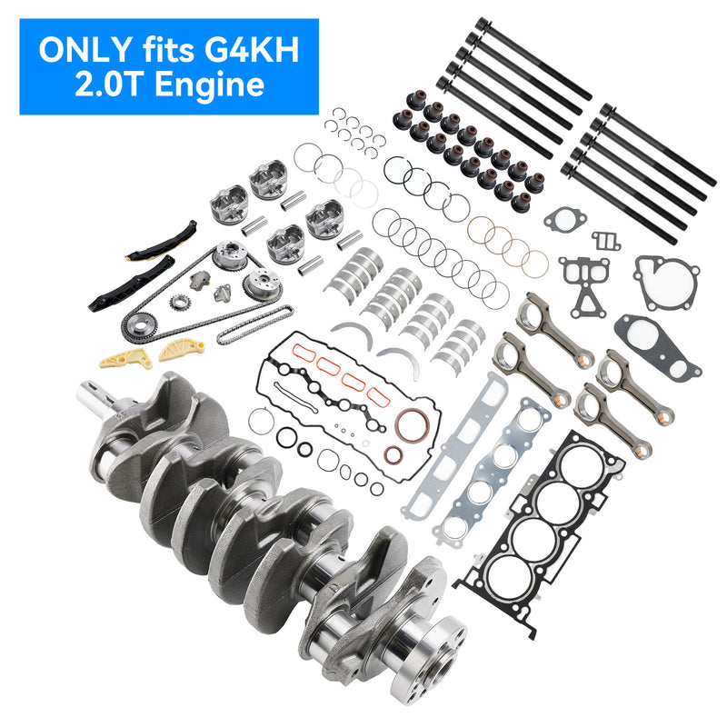 2013�C2015 Hyundai Elantra (UD) Tucson/ix35 (LM) G4KH 2.0T Engine Rebuild Kit w/ Crankshaft Con Rods Timing Kit