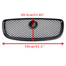 Gloss Black Front Bumper Grill Grille Fit Jaguar XJ 2010-2015