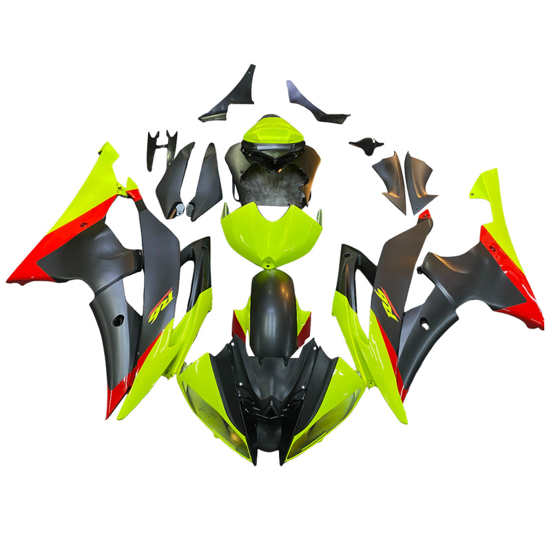 Amotopart Yamaha YZF 600 R6 2008-2016 Fairing Kit Bodywork Plastic ABS