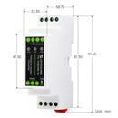 TTL to RS485 Electrical Isolation Module DIN Rail Serial 600W Lightning Protect
