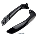 Front Left Inner Door Handle Base+Cover Set Black for Renault Megane MK3 Fluence
