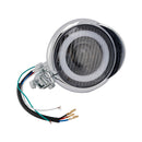 #D17 Headlight Lamp Spotlight Universal Coler Switch Fits Chrome For Motorcycle