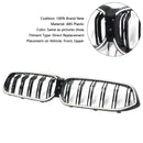 Double Slat Black Front Kidney Grill Grille Fit BMW 6 Series G32 2020-2025