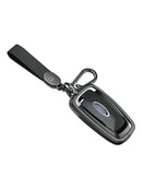 Aluminum Alloy TPU Black Car Key Case Cover With Buckle For Ford