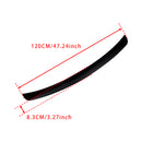 Gloss Black Rear Spoiler For Mercedes-Benz C-Class W203 01-07 Sedan