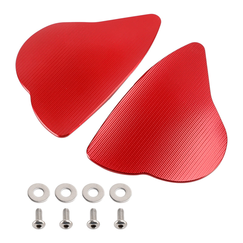 CNC Aluminum Mirror Block Off Plates For Yamaha YZF-R6 YZF-R7 2017-2024