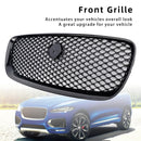 Gloss Black Front Bumper Grill Grille Fit JAGUAR F-PACE X761 2016-2020