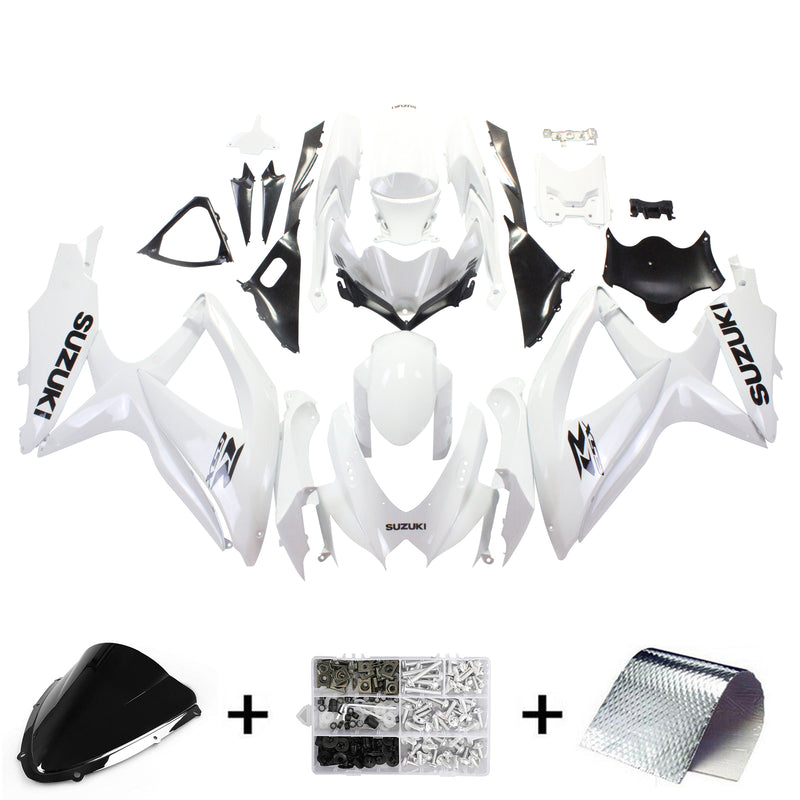 Suzuki GSXR 600/750 2008-2010 K8 Fairing Kit Bodywork Plastic ABS