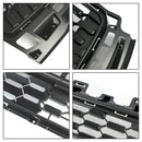 2010-2013 Toyota Tundra TRD PRO Honeycomb Front Bumper Grill Grille Black Generic