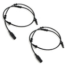 2PC ABS Wheel Speed Sensor Front for Mercedes B250 CLA250 GLA45 AMG 2465402510