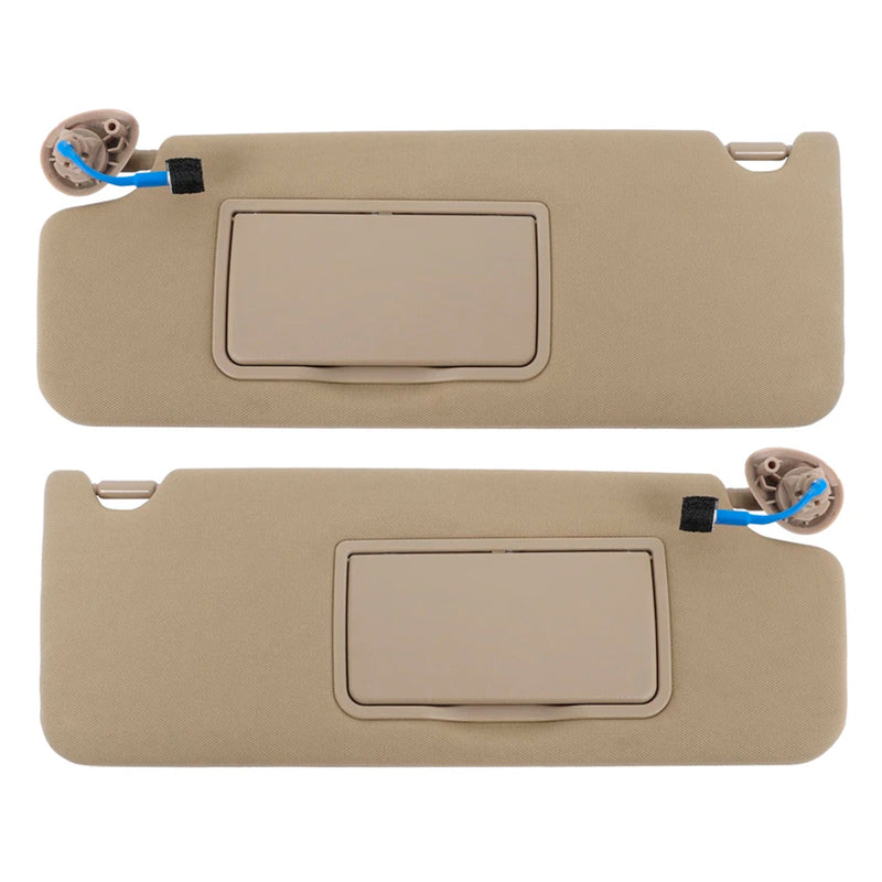 2PCS Gray Sun Visor Left & Right 83280-TG7-A12ZA  For Honda Pilot 2016-2022