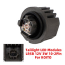 Taillight LED Modules LR5B 12V 3W 10-2Pin For KOITO