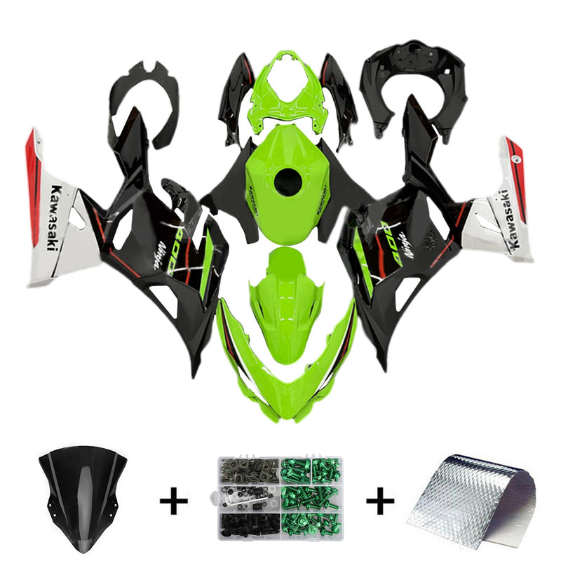 Amotopart Kawasaki EX400 Ninja400 2018-2023 Fairing Kit Bodywork Plastic ABS