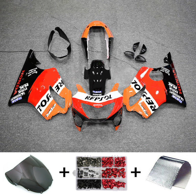 Amotopart Honda CBR600 F4 1999-2000 Fairing Kit Bodywork Plastic ABS