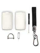 Land Rover Alloy Aluminum TPU Soft Film Car Key Black Case Cover
