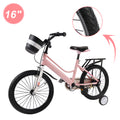 16"/18" Kids Bike for Boys and Girls with auxiliary wheels & Rack & Basket